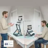 Leitz Ergo 2-in-1 Sitz-Steh-Laptopständer, Schwarz (65890089)