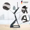 Leitz Ergo 2-in-1 Sitz-Steh-Laptopständer, Schwarz (65890089)