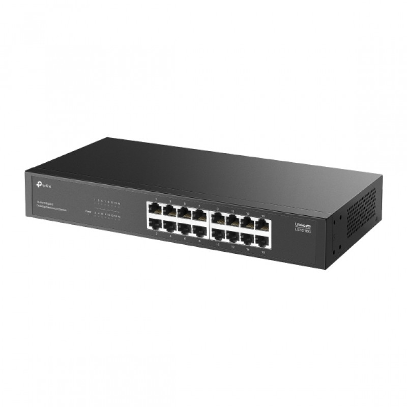 TP-Link LS1016G 16-Port Gigabit Desktop-/Rackmount-Switch