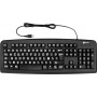 Geemarc KBSV3 USB-Tastatur mit extra großen Tasten, deutsches QWERTZ, Schwarz (KBSV3_BLK_GE)