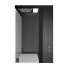 Darkflash TH285M Micro-ATX Computer-Gehäuse mit gehärtetem Glas, Schwarz