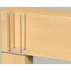Fischer Holzbauschraube PowerFull II 8.0x200 ZK TX VG (50 Stück, Vollgewinde, verzinkt)
