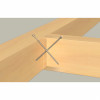 Fischer Holzbauschraube PowerFull II 8.0x200 ZK TX VG (50 Stück, Vollgewinde, verzinkt)