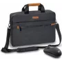 PEDEA Elegance Pro 15,6 inch Laptoptasche mit Maus, Grau (SET010-66066435)