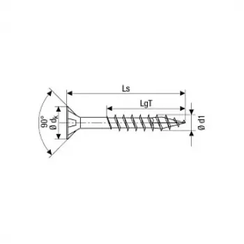 SPAX Universalschrauben T30, 6 x 140 mm, 100 Stk.