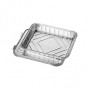 PAPSTAR Aluschalen mit Deckel, 930 ml, silber