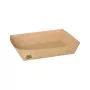 Papstar 87246 Einwegschale, rechteckig, Pappe, braun, 80 Stück