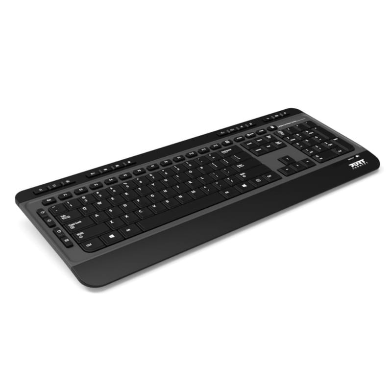 Port Silent Kabellose Tastatur- und Maus-Kombination, US-Layout (900901-US)