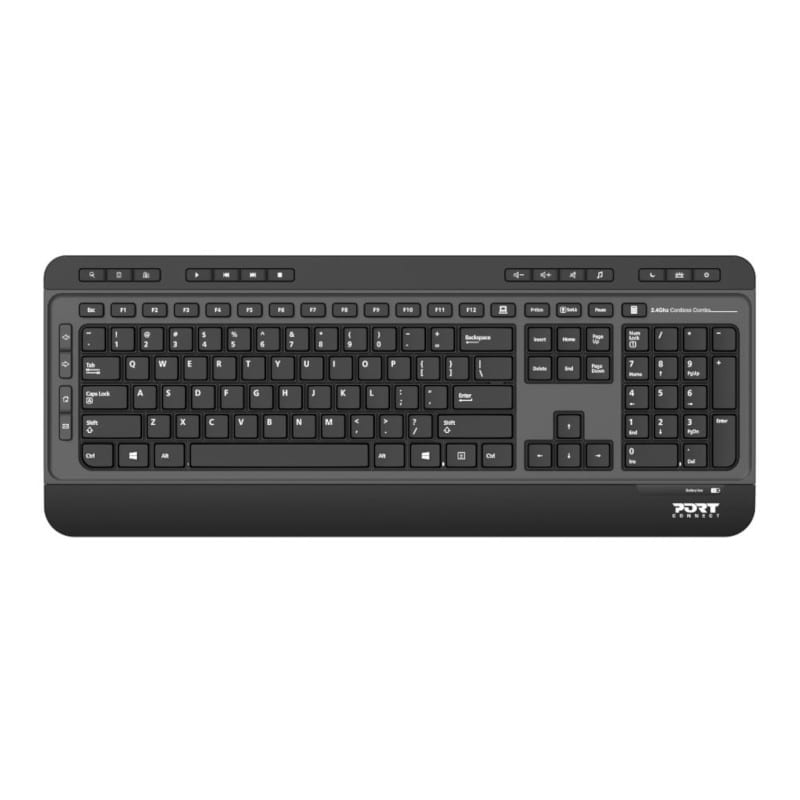 Port Silent Kabellose Tastatur- und Maus-Kombination, US-Layout (900901-US)