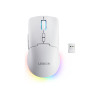 Lenovo Legion M220 RGB Wireless Gaming-Maus, 2,4 GHz / Bluetooth / Kabelgebunden, Gletscherweiß (GY51V60437)