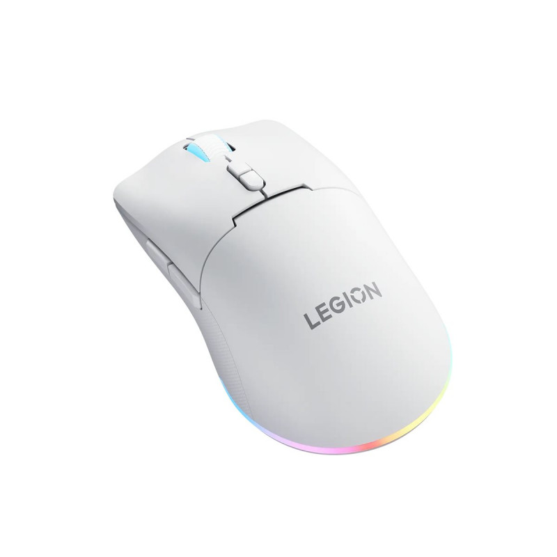 Lenovo Legion M220 RGB Wireless Gaming-Maus, 2,4 GHz / Bluetooth / Kabelgebunden, Gletscherweiß (GY51V60437)