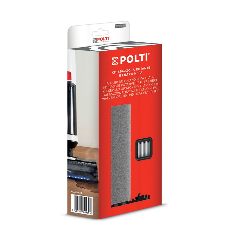 Polti Rollbürsten- und HEPA-Filter-Set für Polti RollySteam (PAEU0424)