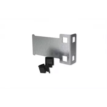 IT-BUDGET 1U Mini-DIN-Hutschienenhalterung für kleine Geräte und Thermostate, inkl. Montageclips (KTH04)