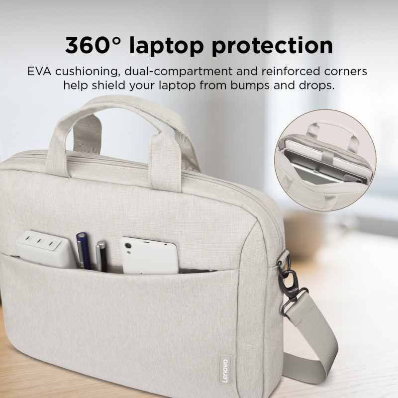 Lenovo T210 Toploader Laptoptasche bis 16 inch, Schultergurt, Beige (GX41W44768)