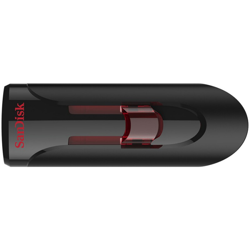 SanDisk Cruzer Glide 3.0 64GB USB 3.2 Gen 1 Flash-Laufwerk, Schwarz