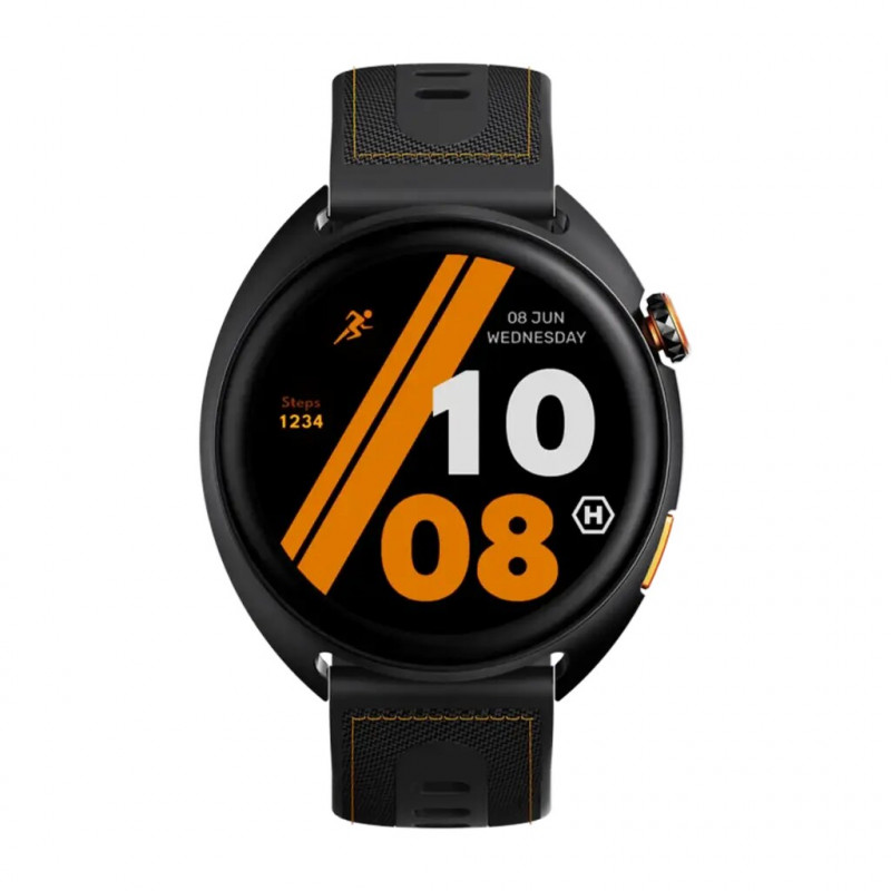 Hammer Ventus PRO Smartwatch, GPS, 1,43 inch AMOLED, wasserdicht, Schwarz