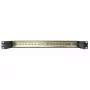 Getfort 19 inch 1U DIN-Hutschiene für Rack-Schränke, Stahl - Schwarz (GF-DIN)