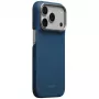 PITAKA Edge Case Argyle MagSafe Hülle für iPhone 18 Pro / 17 Pro, Mitternachtsblau