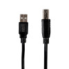 Gizzu USB 2.0 Druckerkabel USB-A auf USB-B, 1,5 m, Schwarz (GCPU2AB15)