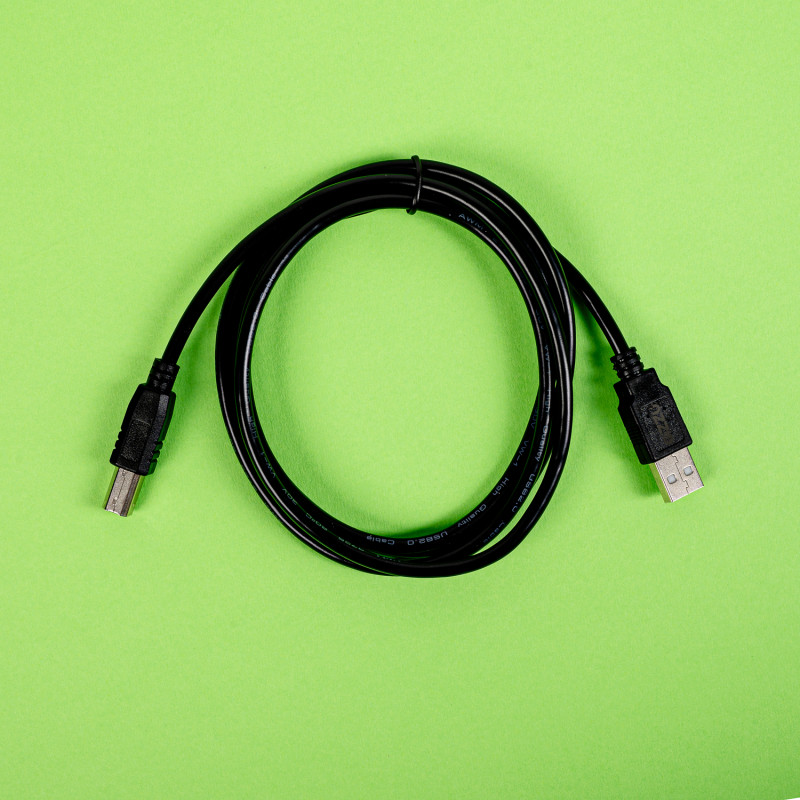 Gizzu USB 2.0 Druckerkabel USB-A auf USB-B, 1,5 m, Schwarz (GCPU2AB15)