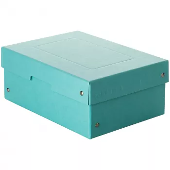 FALKEN PURE Aufbewahrungsbox 1250 Blatt pastellblau 18,0 x 25,0 x 10,0 cm