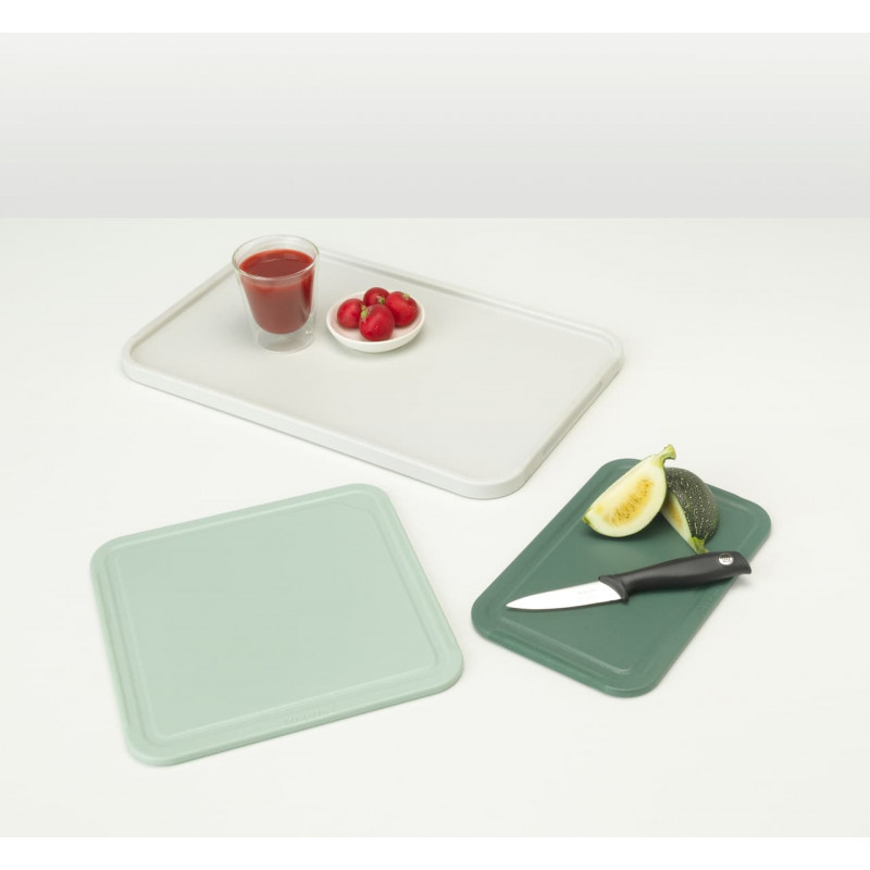 Brabantia TASTY+ Schneidebrett-Set, 3 Stück, Mixed