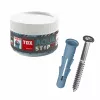 TOX AQUA STOP PRO 014271021 Dübel mit Schrauben Ø 8 mm x 50 mm, 40 Stk.