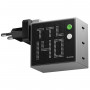 SHARGE Pixel 140 GaN-Ladegerät, 140W, 3x USB-C, Dot-Matrix-Display - grau