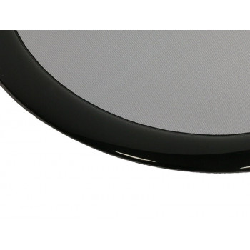 DEMCiflex Staubfilter 120mm, rund - schwarz/schwarz