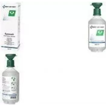 FIRST AID ONLY Wund- und Augenspülflasche, 500 ml, sterile Kochsalzlösung 0,9%