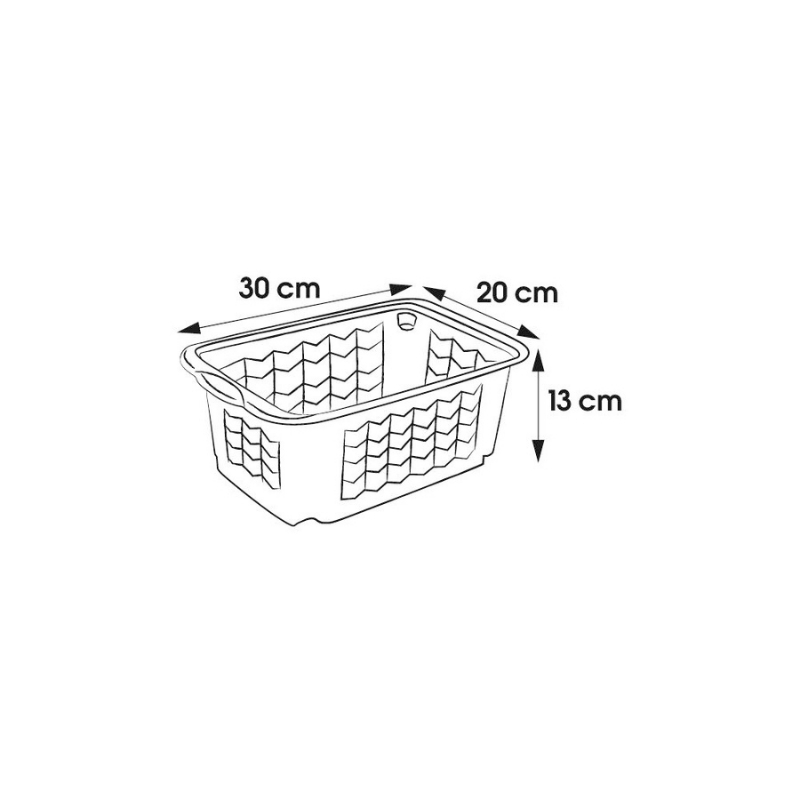 Keeeper Korb S 30x20x13cm Fritz transparent