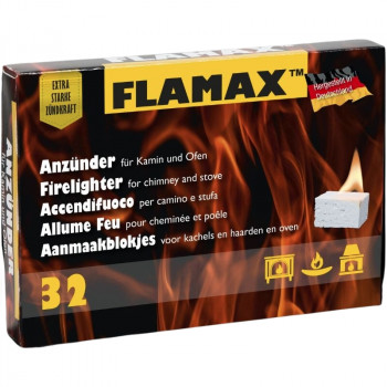 Flamax Paraffin-Anzündwürfel, 32 Stück (1318101)