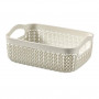 Curver Knit Basket A6, 19x14x7 cm, weiß
