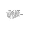 Keeeper Mini-Korb 30x20x11cm Fred transparent grau