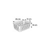 Keeeper Mini-Korb 25x17x10cm Fred transparent