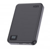 Ksix Powerbank Magslim 10000 mAh magnetisch 15W USB-C PD 20W Digitalanzeige Schwarz