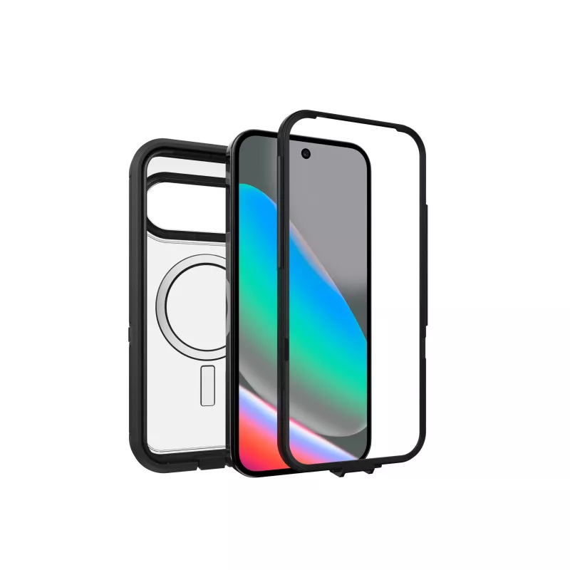 OtterBox Defender XT Clear Hülle für Google Pixel 10 / 10 Pro, Schwarz