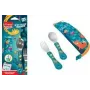 Maped PICNIK Besteckset JUNGLE FEVER 3-teilig türkis mit Etui Edelstahl ABS