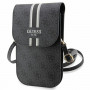 Guess 4G Stripe Handytasche, Schwarz