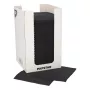 PAPSTAR Cocktailservietten PUNTO, 200 x 200 mm, schwarzes Tissue, 2-lagig, 1/4-Falz, mit Dot on Dot Micro