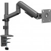Secomp STANDARD Monitorarm zur Polmontage, mechanische Feder, 17–32 inch, max. 10 kg, Schwarz