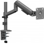 Secomp STANDARD Monitorarm zur Polmontage, mechanische Feder, 17–32 inch, max. 10 kg, Schwarz