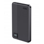 Ksix Powerbank Magslim 5000 mAh magnetisch USB-C PD 20W digitales Display Schwarz