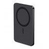Ksix Powerbank Magslim 5000 mAh magnetisch USB-C PD 20W digitales Display Schwarz