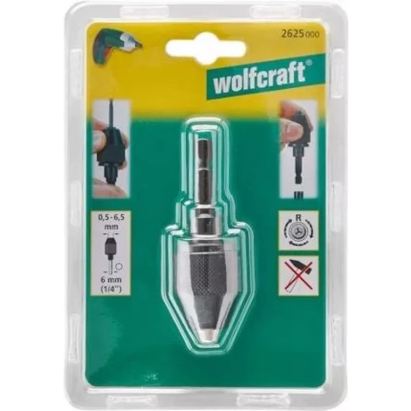 Wolfcraft Schnellspann-Bohrfutter 2625000