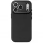Decoded Leather Backcover – Lederhülle für iPhone 18 Pro / 17 Pro, kompatibel mit MagSafe (schwarz)