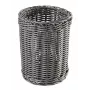 APS Besteckkorb ECONOMIC, Durchmesser: 120 mm, grau aus Polypropylen, handgeflochten, Höhe: 150 mm