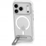 Decoded AntiMicrobial Hybrid Stand Backcover – Hülle mit Standfuß für iPhone 18 Pro Max / 17 Pro Max, kompatibel mit MagSafe (frosted white)