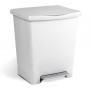 Tatay Millenium Tretmülleimer, 23 l, weiß