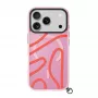 LAUT Keyko Pop Hülle für iPhone 17 Pro Max, Rosy Wave
